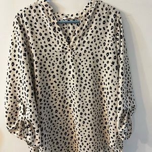Leopard print blouse